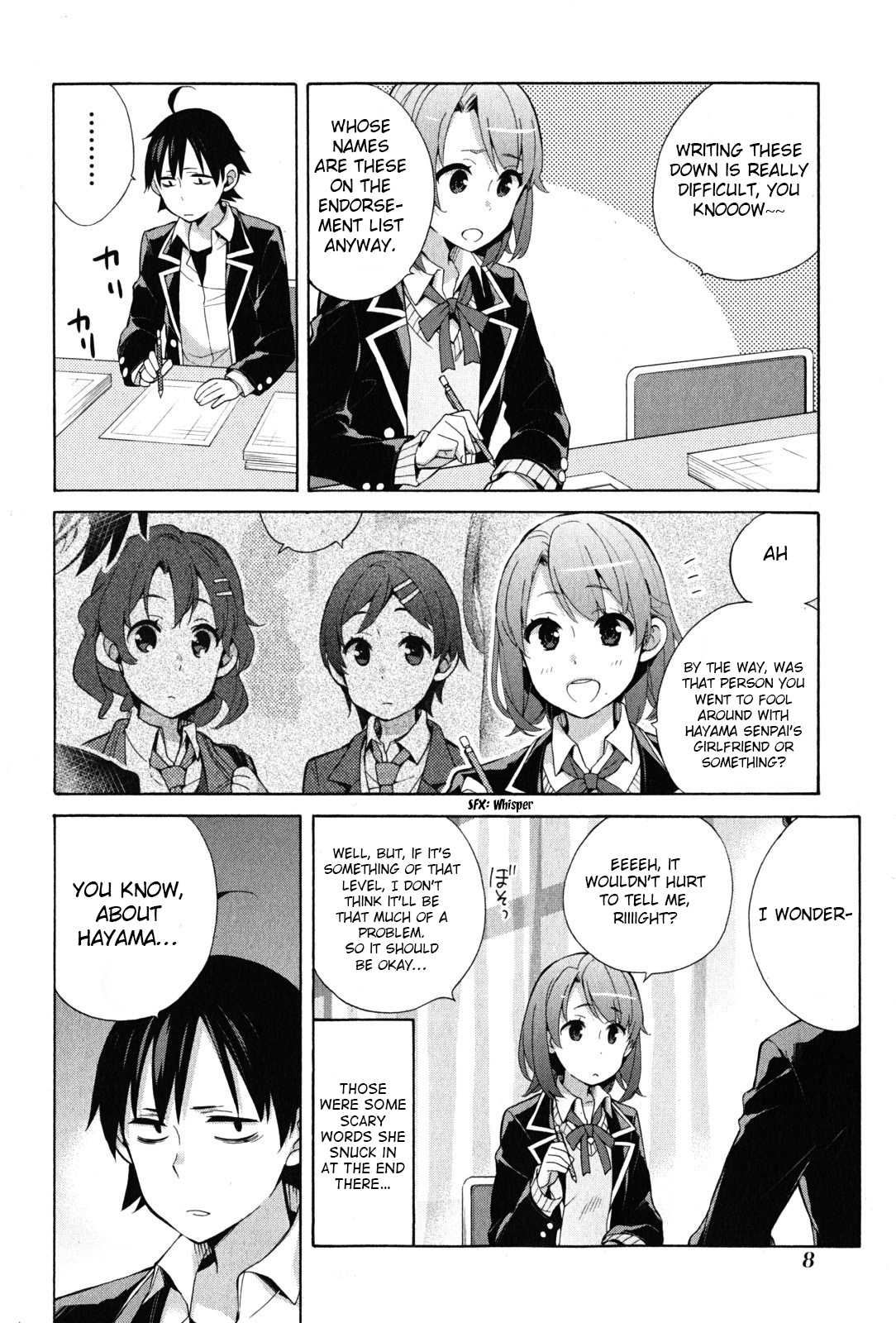 Yahari Ore no Seishun Rabukome wa Machigatte Iru. - Mougenroku Chapter 34 page 11 - Chapter 34
