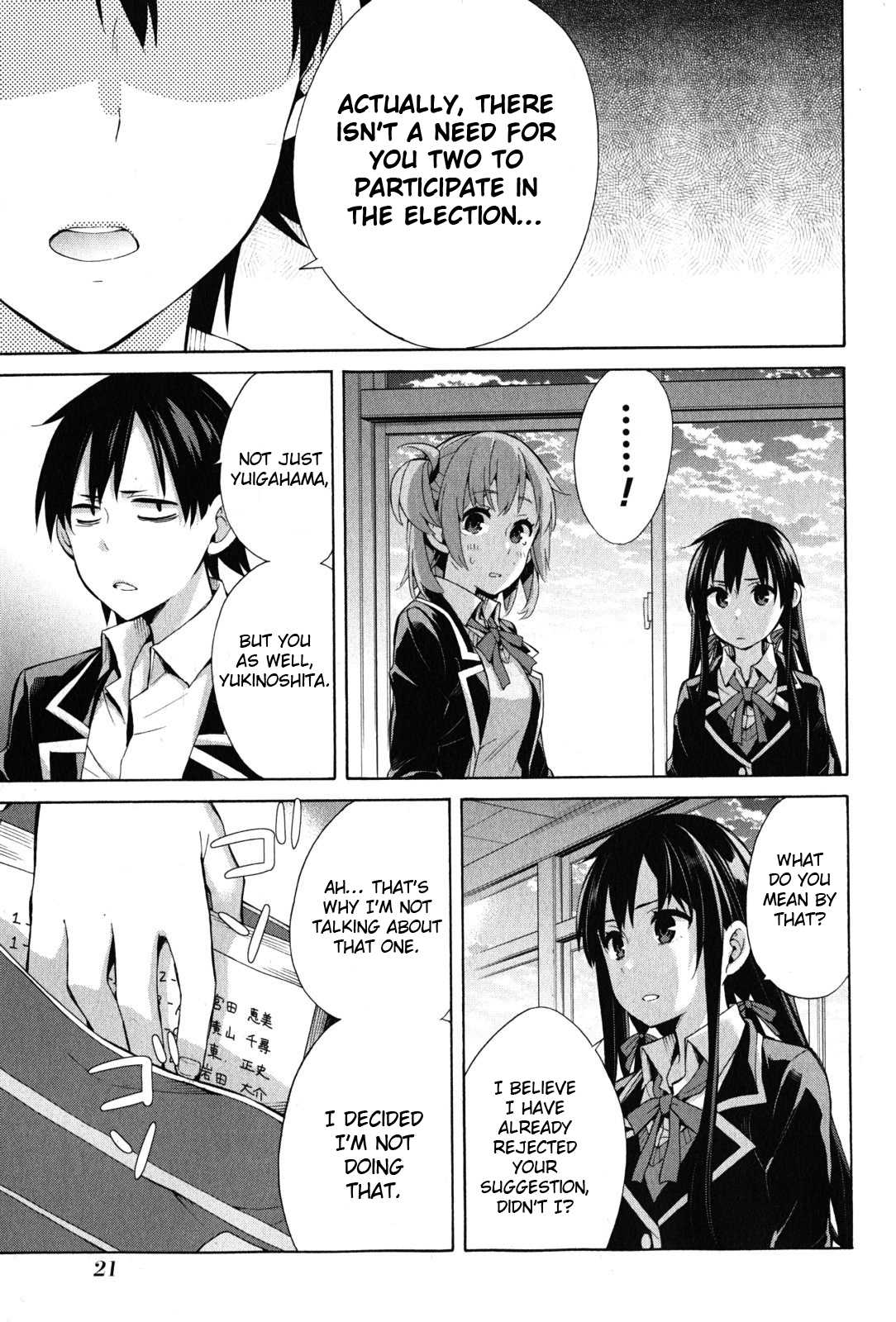 Yahari Ore no Seishun Rabukome wa Machigatte Iru. - Mougenroku Chapter 34 page 24 - Chapter 34