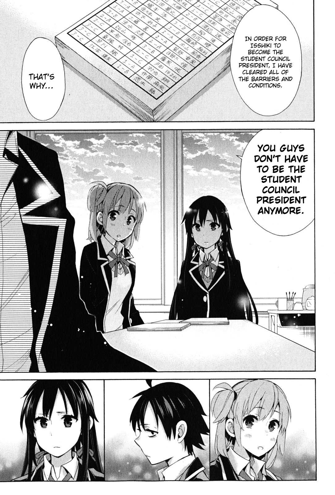 Yahari Ore no Seishun Rabukome wa Machigatte Iru. - Mougenroku Chapter 34 page 28 - Chapter 34