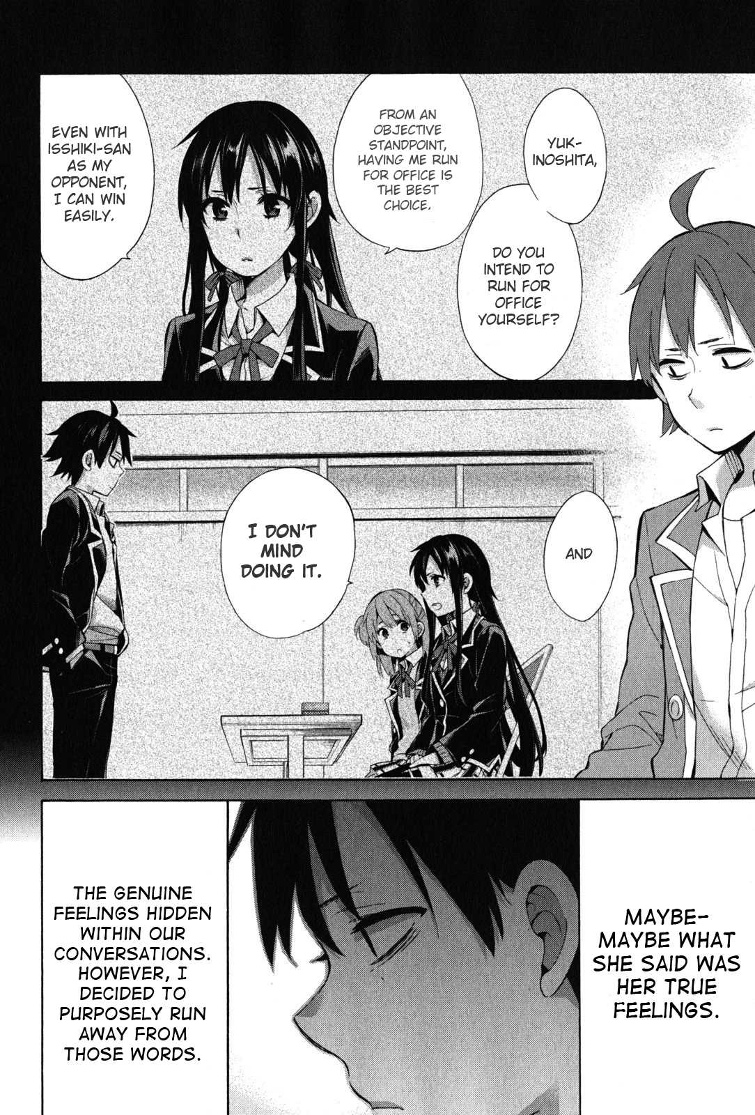 Yahari Ore no Seishun Rabukome wa Machigatte Iru. - Mougenroku Chapter 34 page 39 - Chapter 34