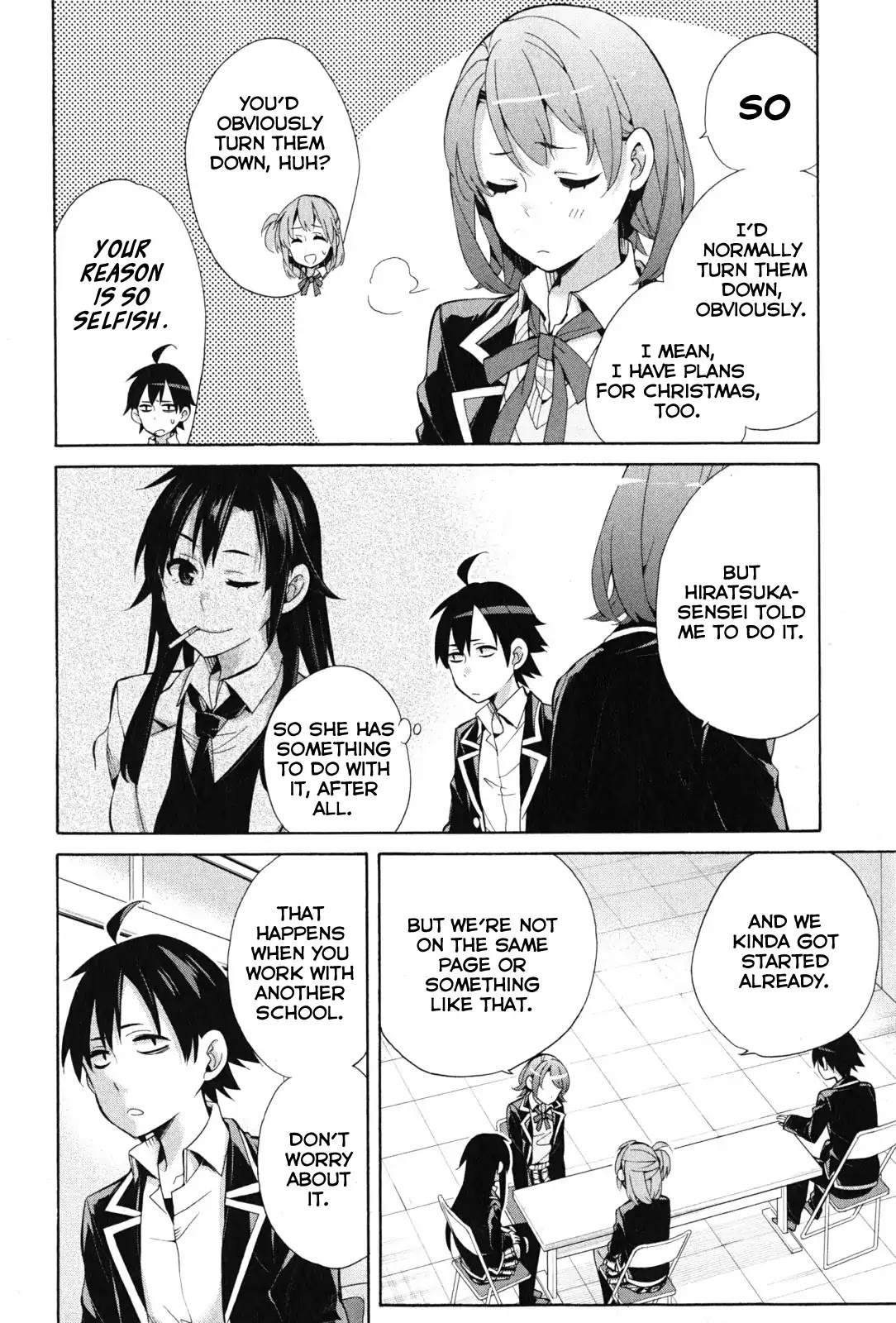 Yahari Ore no Seishun Rabukome wa Machigatte Iru. - Mougenroku Chapter 35 page 16 - Chapter 35