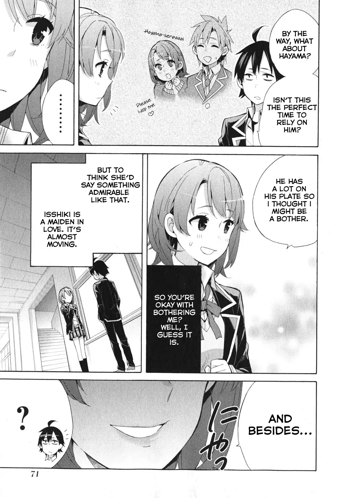 Yahari Ore no Seishun Rabukome wa Machigatte Iru. - Mougenroku Chapter 35 page 25 - Chapter 35
