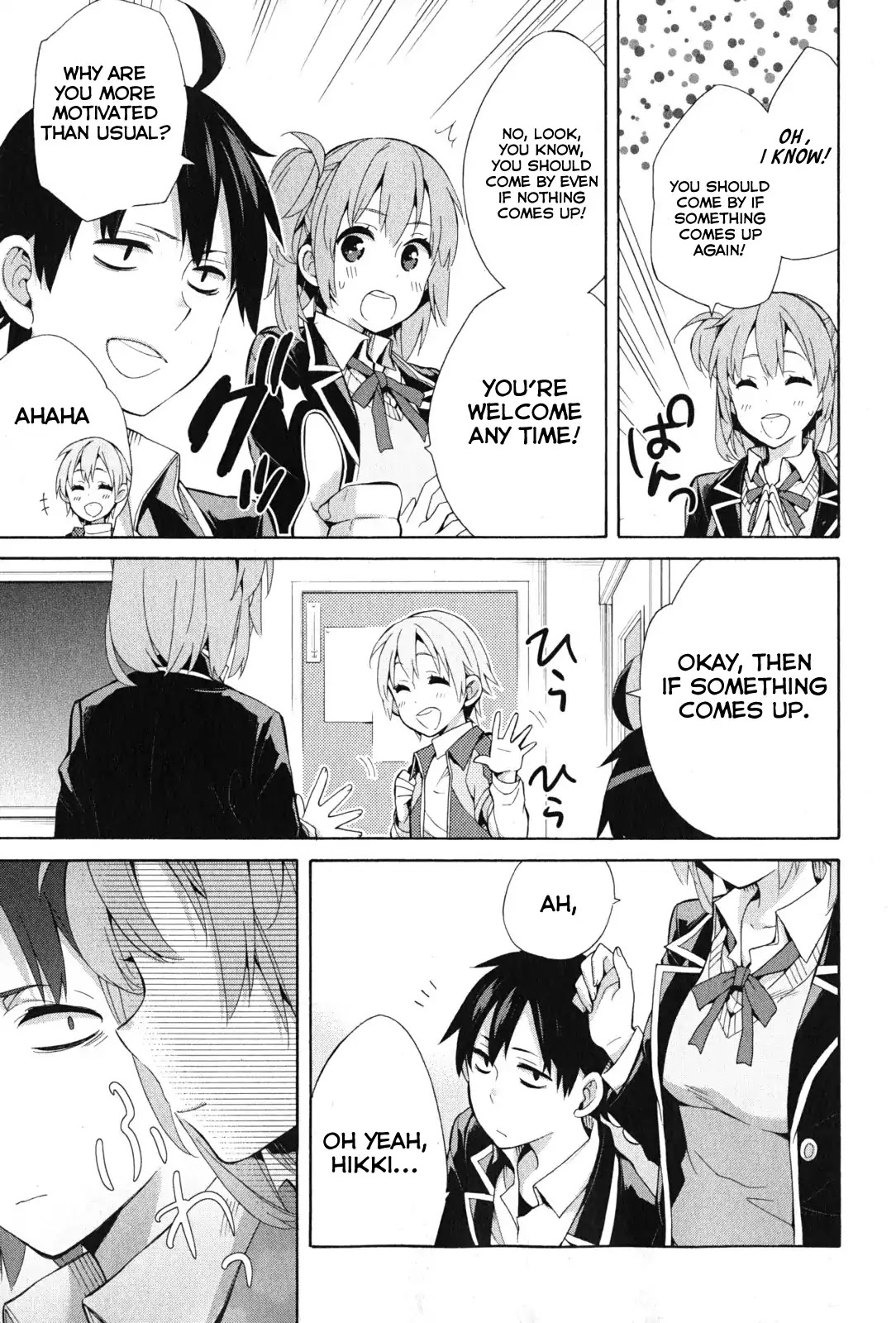 Yahari Ore no Seishun Rabukome wa Machigatte Iru. - Mougenroku Chapter 35 page 9 - Chapter 35