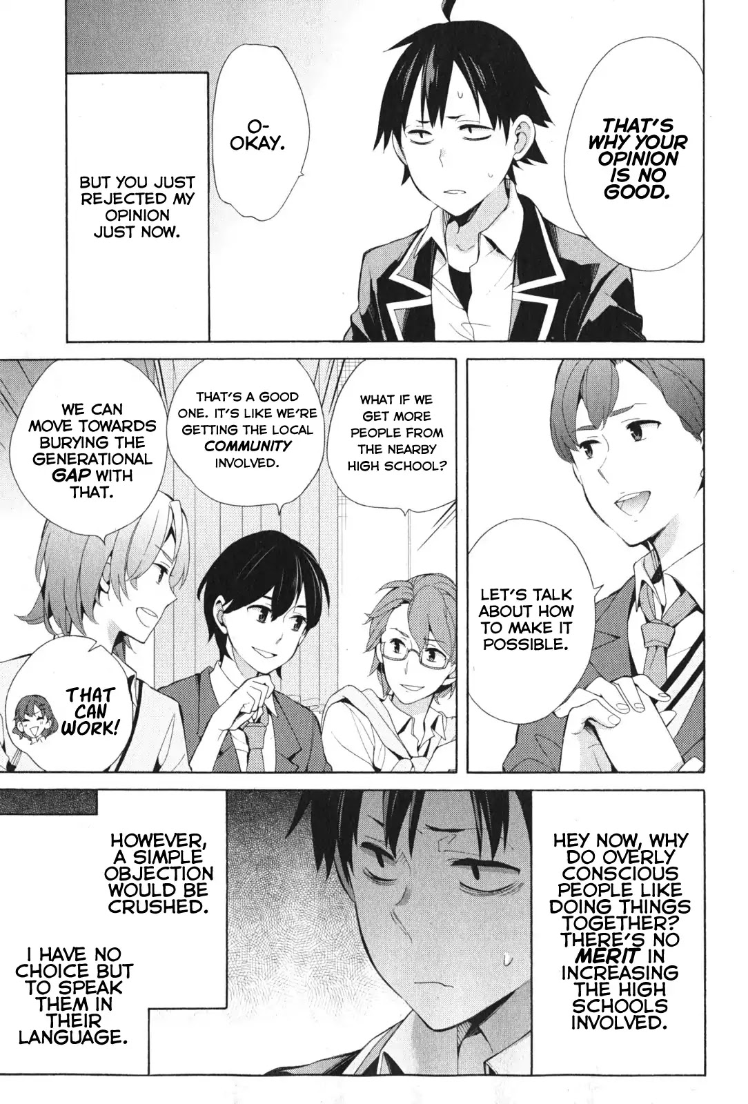 Yahari Ore no Seishun Rabukome wa Machigatte Iru. - Mougenroku Chapter 36 page 22 - Chapter 36