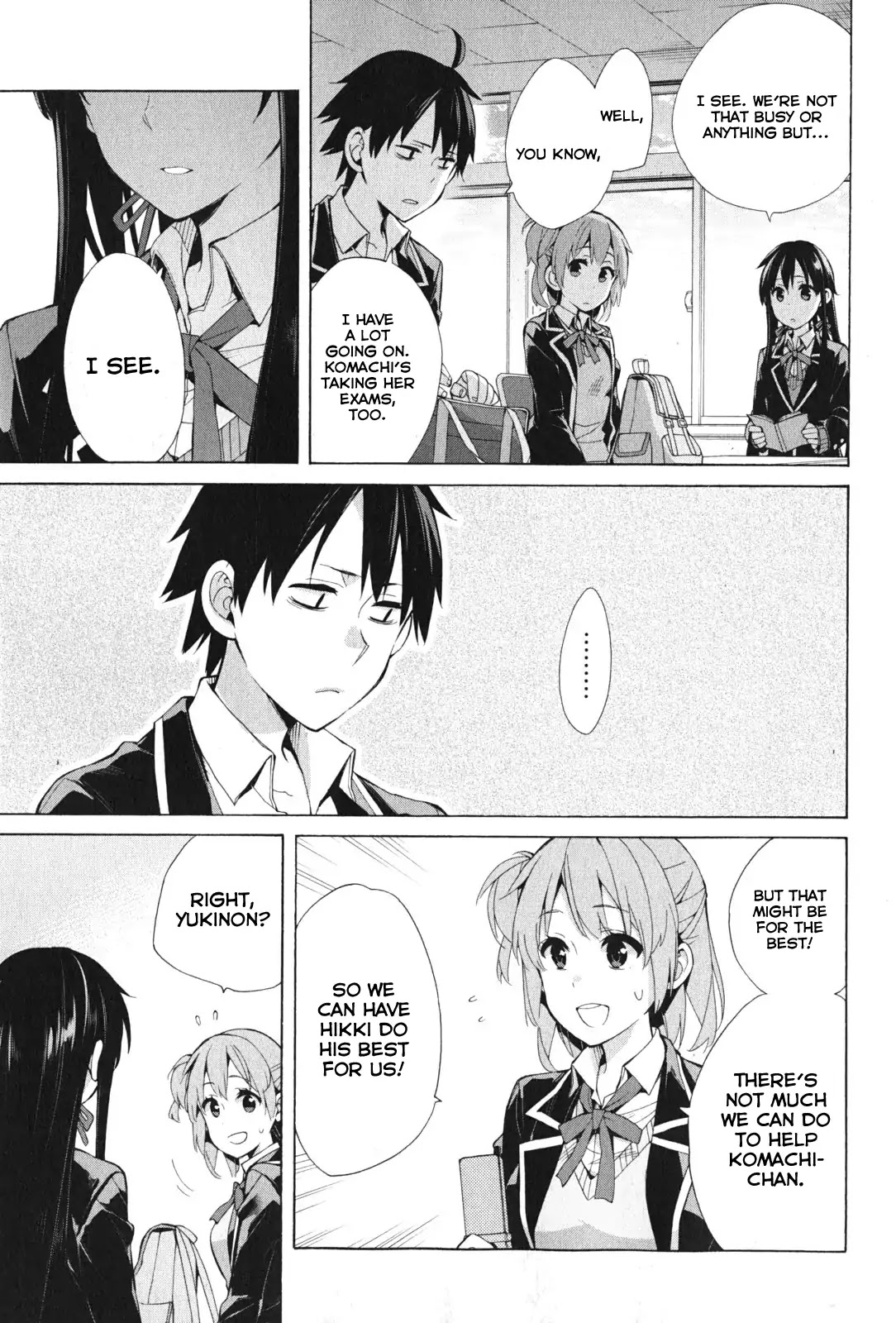 Yahari Ore no Seishun Rabukome wa Machigatte Iru. - Mougenroku Chapter 37 page 4 - Chapter 37