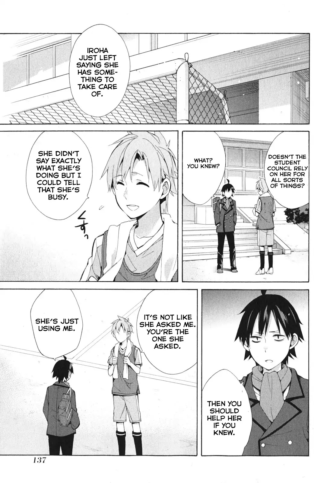 Yahari Ore no Seishun Rabukome wa Machigatte Iru. - Mougenroku Chapter 37 page 8 - Chapter 37