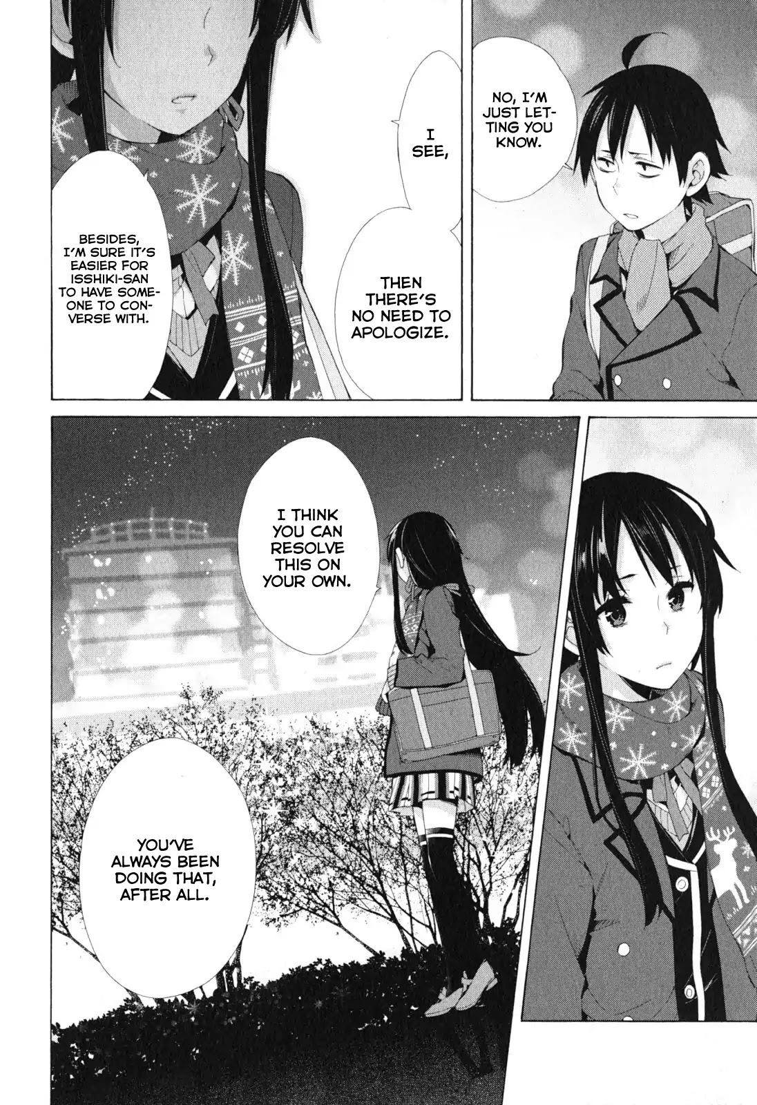 Yahari Ore no Seishun Rabukome wa Machigatte Iru. - Mougenroku Chapter 38 page 12 - Chapter 38