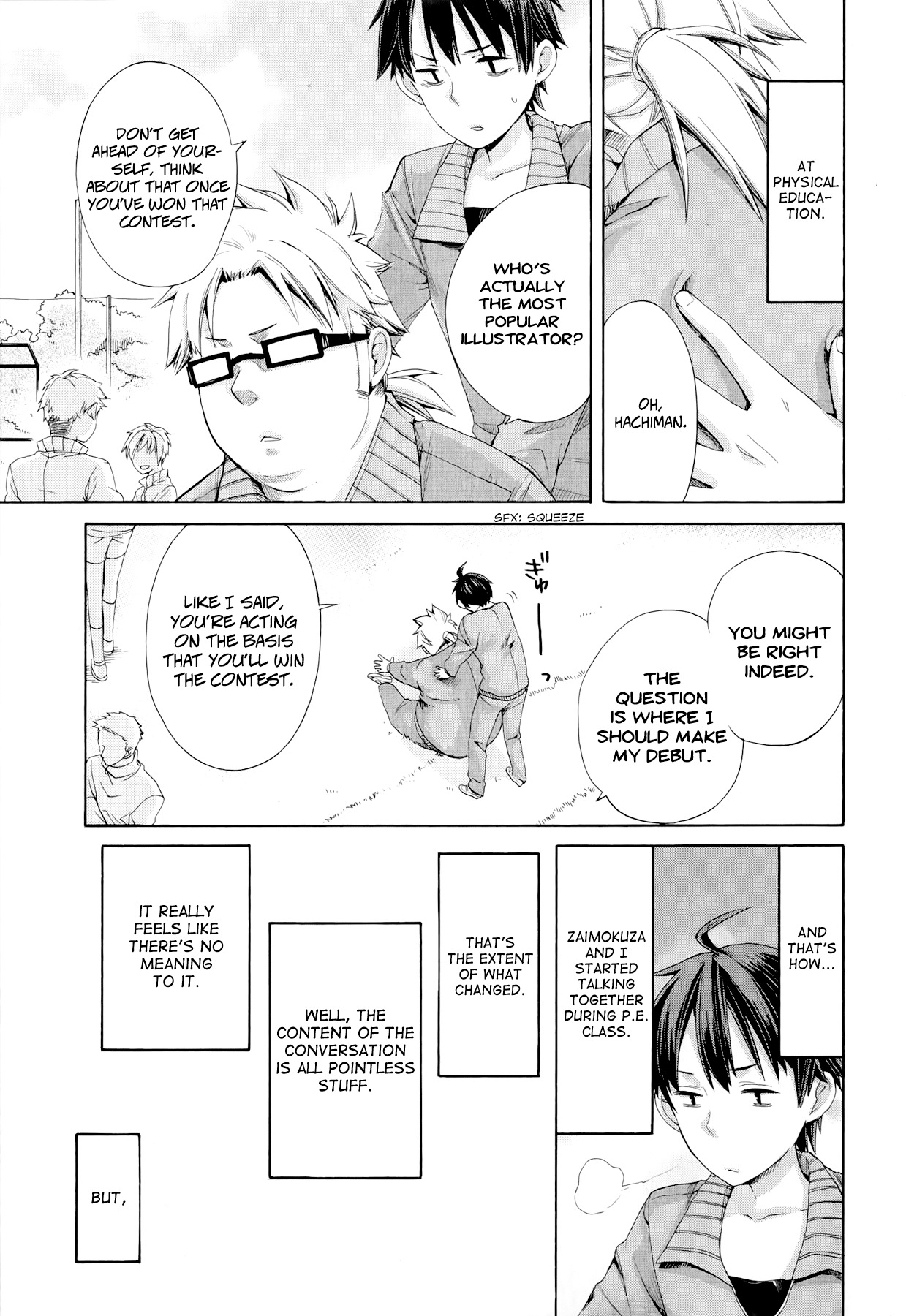 Yahari Ore no Seishun Rabukome wa Machigatte Iru. - Mougenroku Chapter 4 page 33 - Chapter 4 : How Did Things Become Like This?!