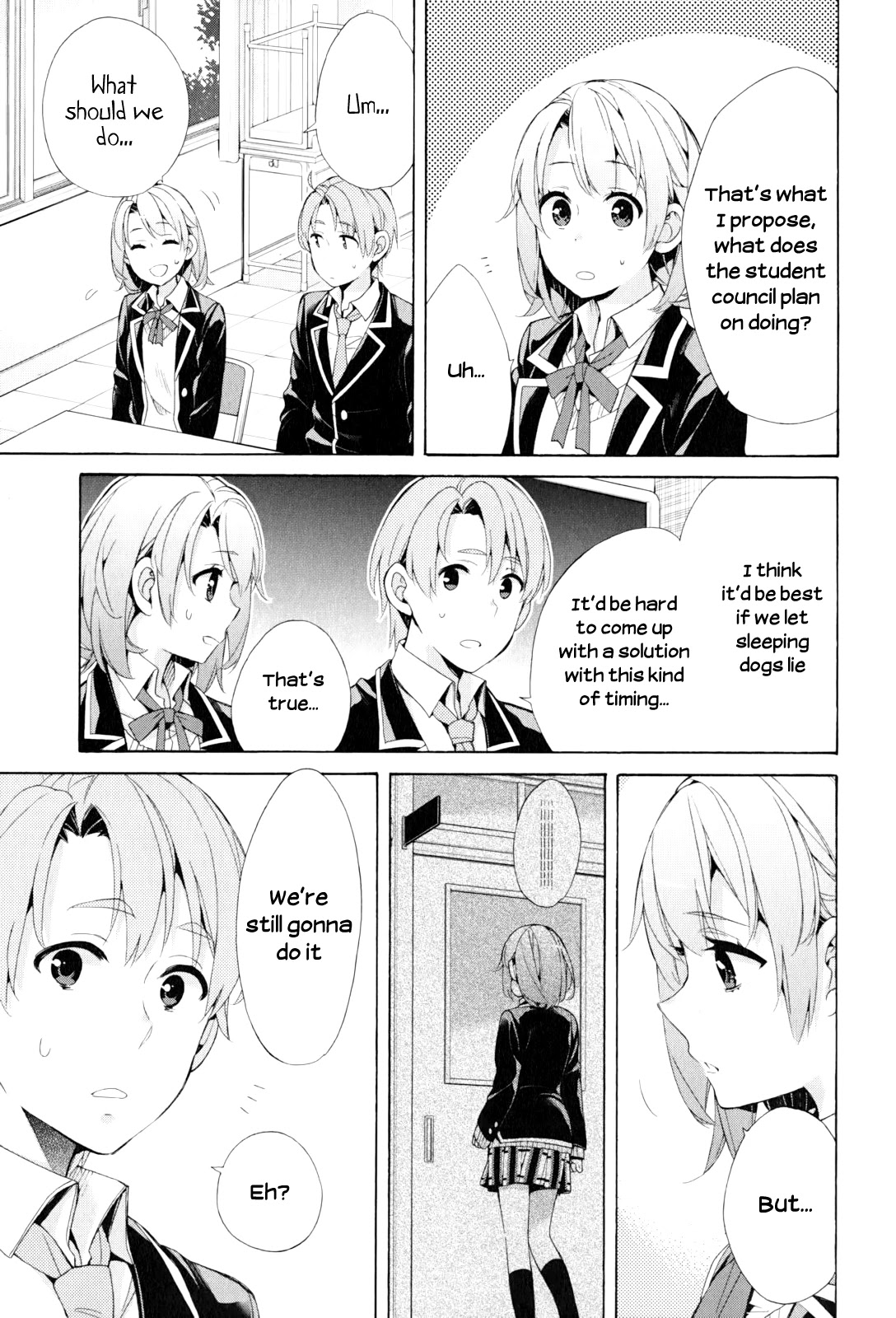 Yahari Ore no Seishun Rabukome wa Machigatte Iru. - Mougenroku Chapter 44 page 21 - Chapter 44