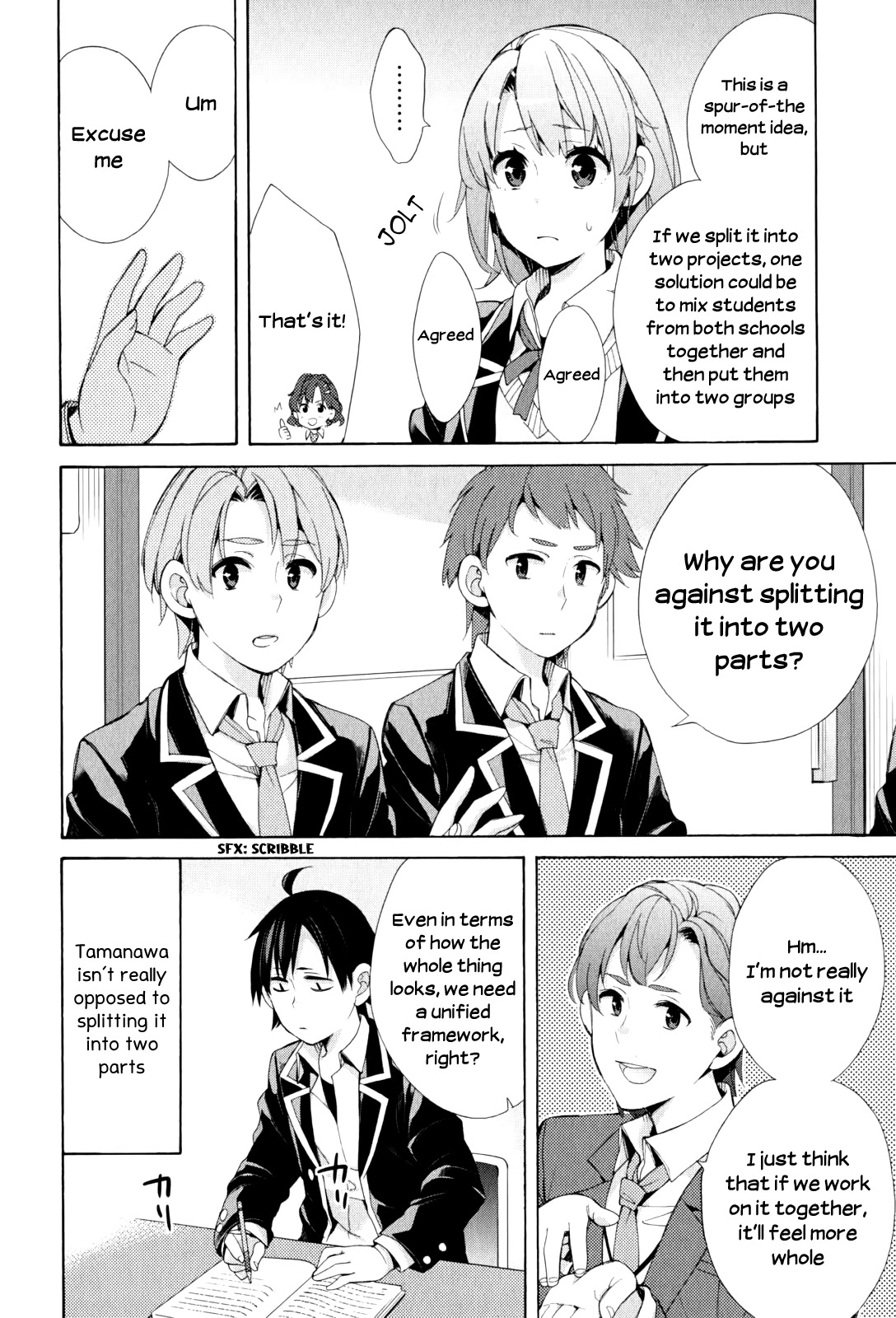 Yahari Ore no Seishun Rabukome wa Machigatte Iru. - Mougenroku Chapter 45 page 8 - Chapter 45