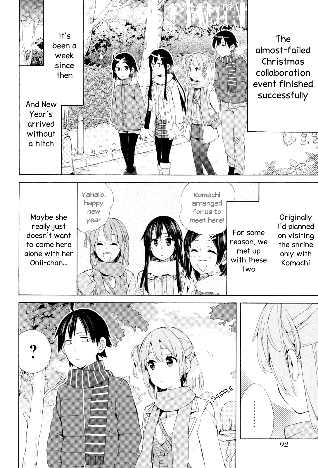 Yahari Ore no Seishun Rabukome wa Machigatte Iru. - Mougenroku Chapter 46 page 4 - Chapter 46