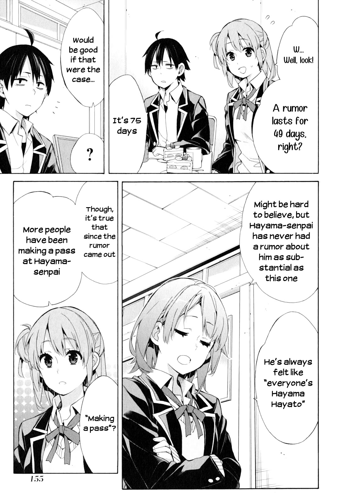 Yahari Ore no Seishun Rabukome wa Machigatte Iru. - Mougenroku Chapter 48 page 5 - Chapter 48