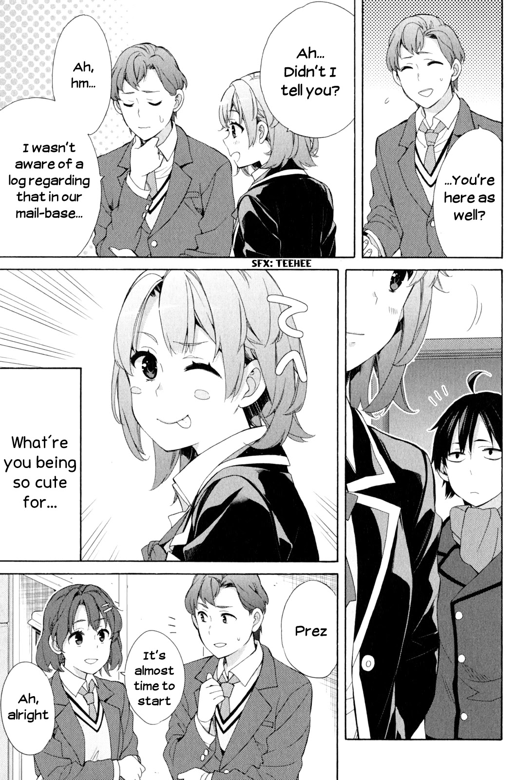 Yahari Ore no Seishun Rabukome wa Machigatte Iru. - Mougenroku Chapter 53 page 19 - Chapter 53