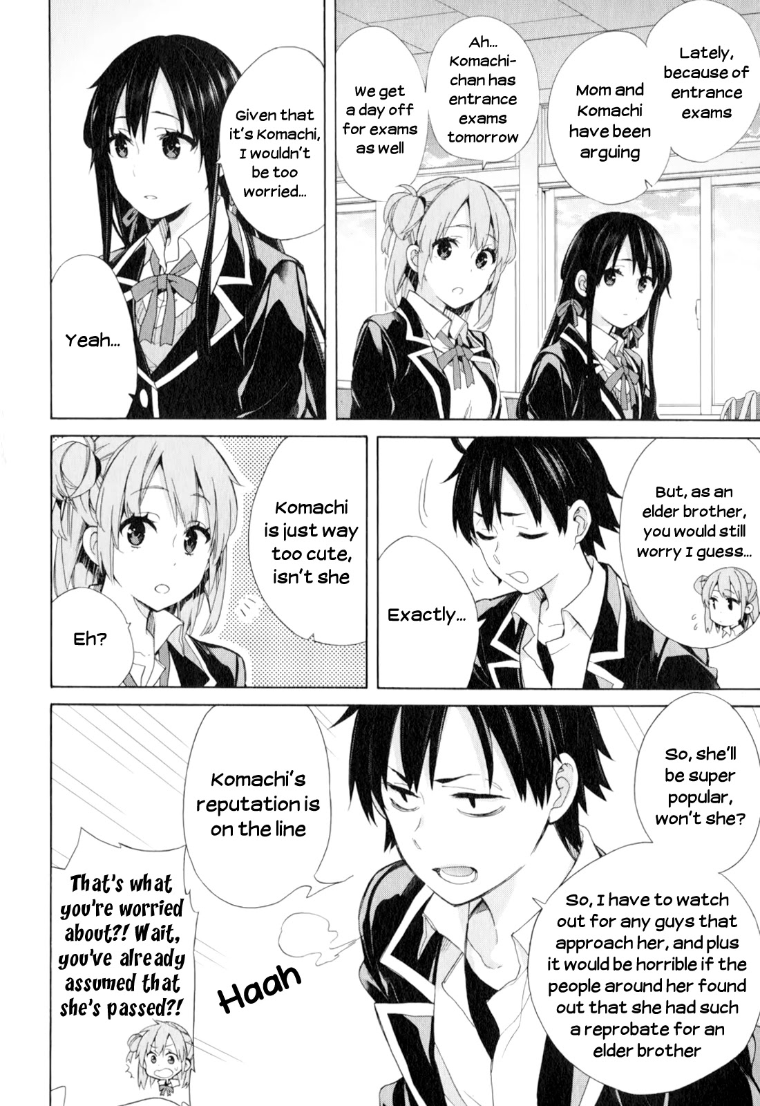 Yahari Ore no Seishun Rabukome wa Machigatte Iru. - Mougenroku Chapter 56 page 4 - Chapter 56