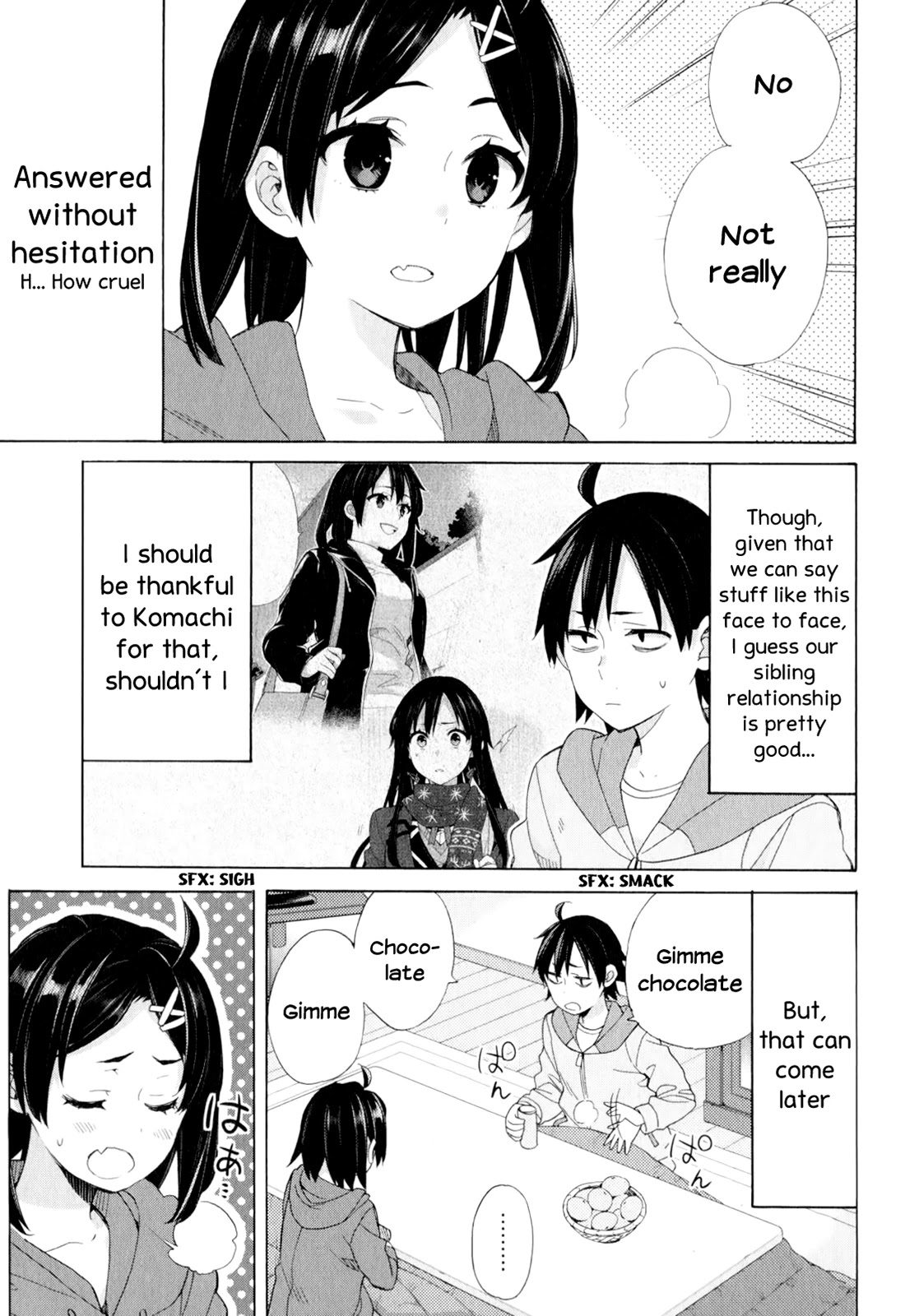 Yahari Ore no Seishun Rabukome wa Machigatte Iru. - Mougenroku Chapter 57 page 7 - Chapter 57