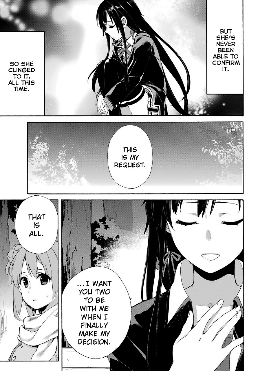 Yahari Ore no Seishun Rabukome wa Machigatte Iru. - Mougenroku Chapter 60 page 32 - Chapter 60