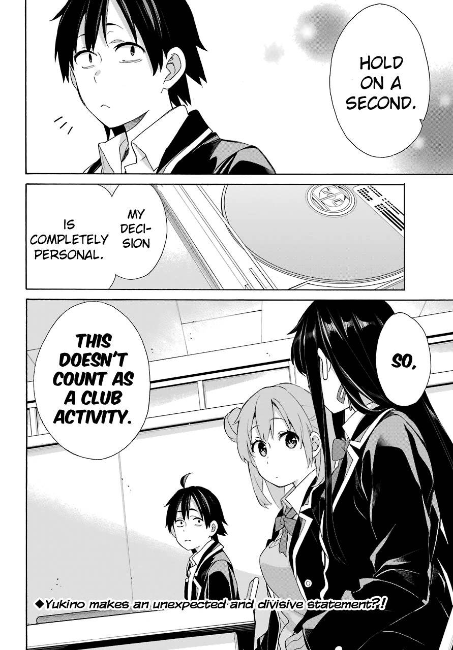 Yahari Ore no Seishun Rabukome wa Machigatte Iru. - Mougenroku Chapter 65 page 25 - Chapter 65