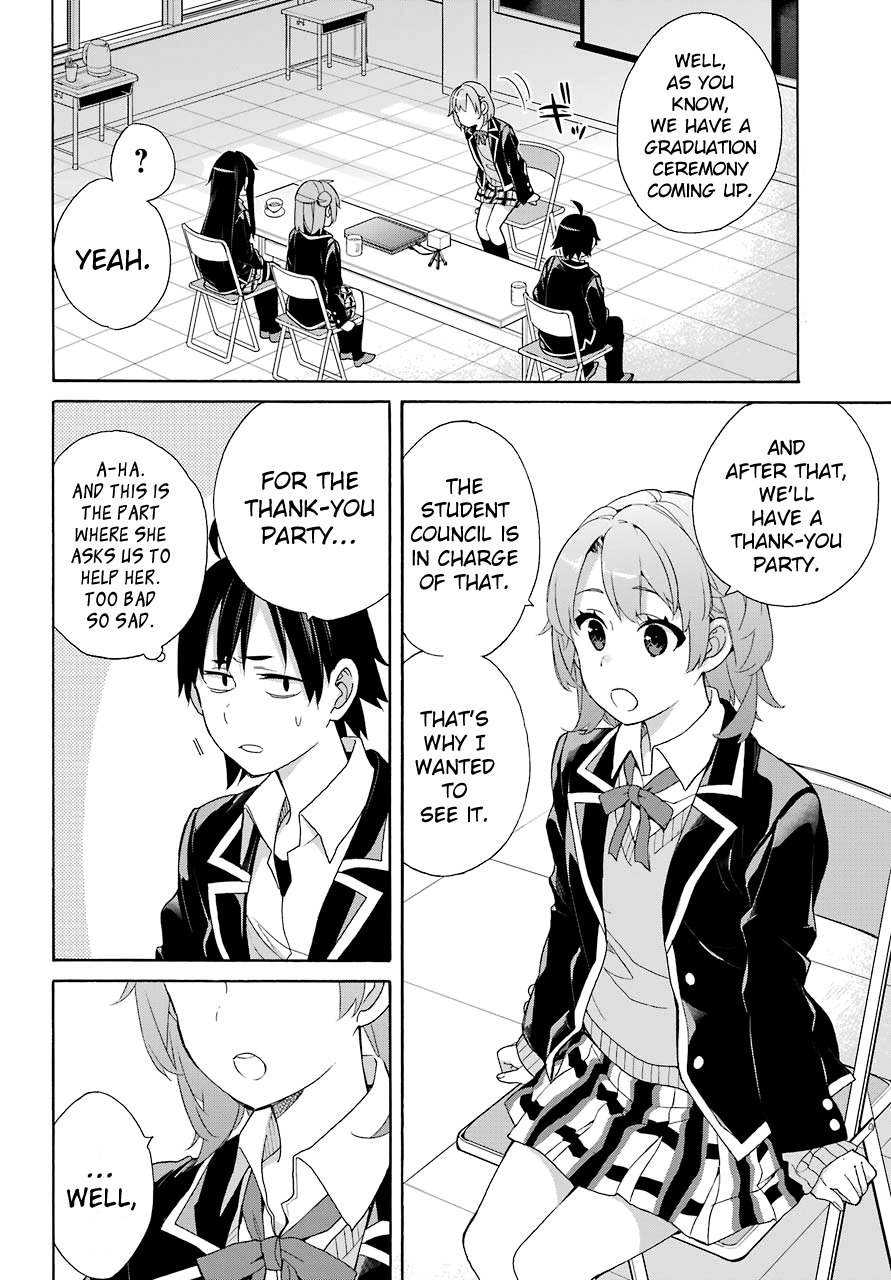 Yahari Ore no Seishun Rabukome wa Machigatte Iru. - Mougenroku Chapter 65 page 9 - Chapter 65