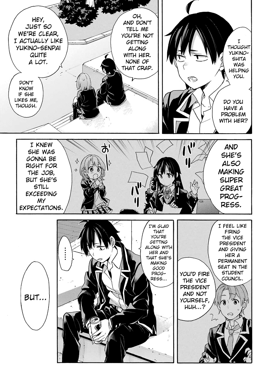 Yahari Ore no Seishun Rabukome wa Machigatte Iru. - Mougenroku Chapter 68 page 11 - Chapter 68