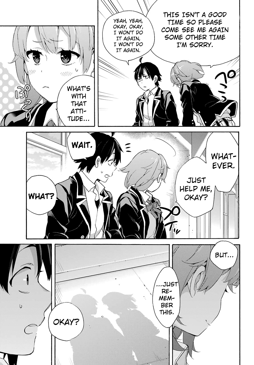 Yahari Ore no Seishun Rabukome wa Machigatte Iru. - Mougenroku Chapter 68 page 19 - Chapter 68