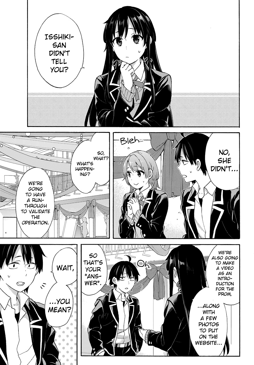 Yahari Ore no Seishun Rabukome wa Machigatte Iru. - Mougenroku Chapter 69 page 4 - Chapter 69