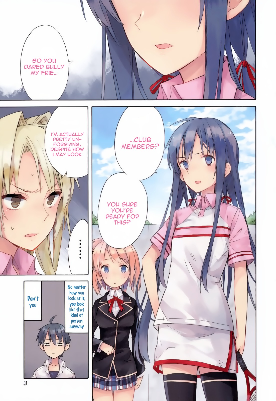 Yahari Ore no Seishun Rabukome wa Machigatte Iru. - Mougenroku Chapter 7 page 4 - Chapter 7