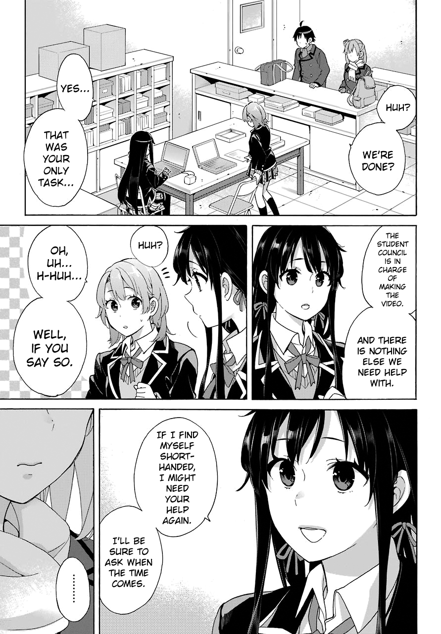 Yahari Ore no Seishun Rabukome wa Machigatte Iru. - Mougenroku Chapter 70 page 23 - Chapter 70