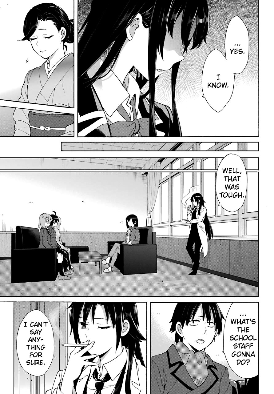 Yahari Ore no Seishun Rabukome wa Machigatte Iru. - Mougenroku Chapter 72 page 27 - Chapter 72
