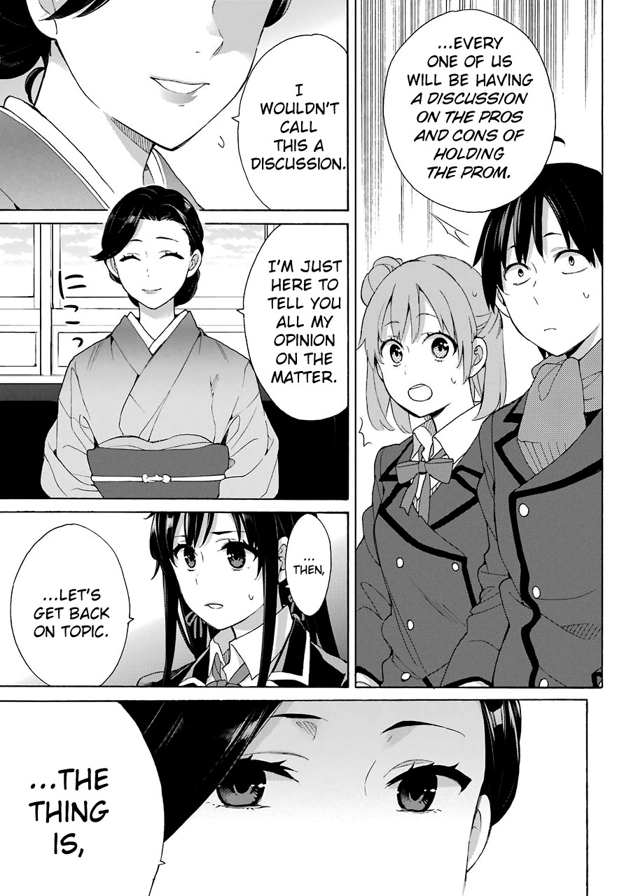 Yahari Ore no Seishun Rabukome wa Machigatte Iru. - Mougenroku Chapter 72 page 9 - Chapter 72