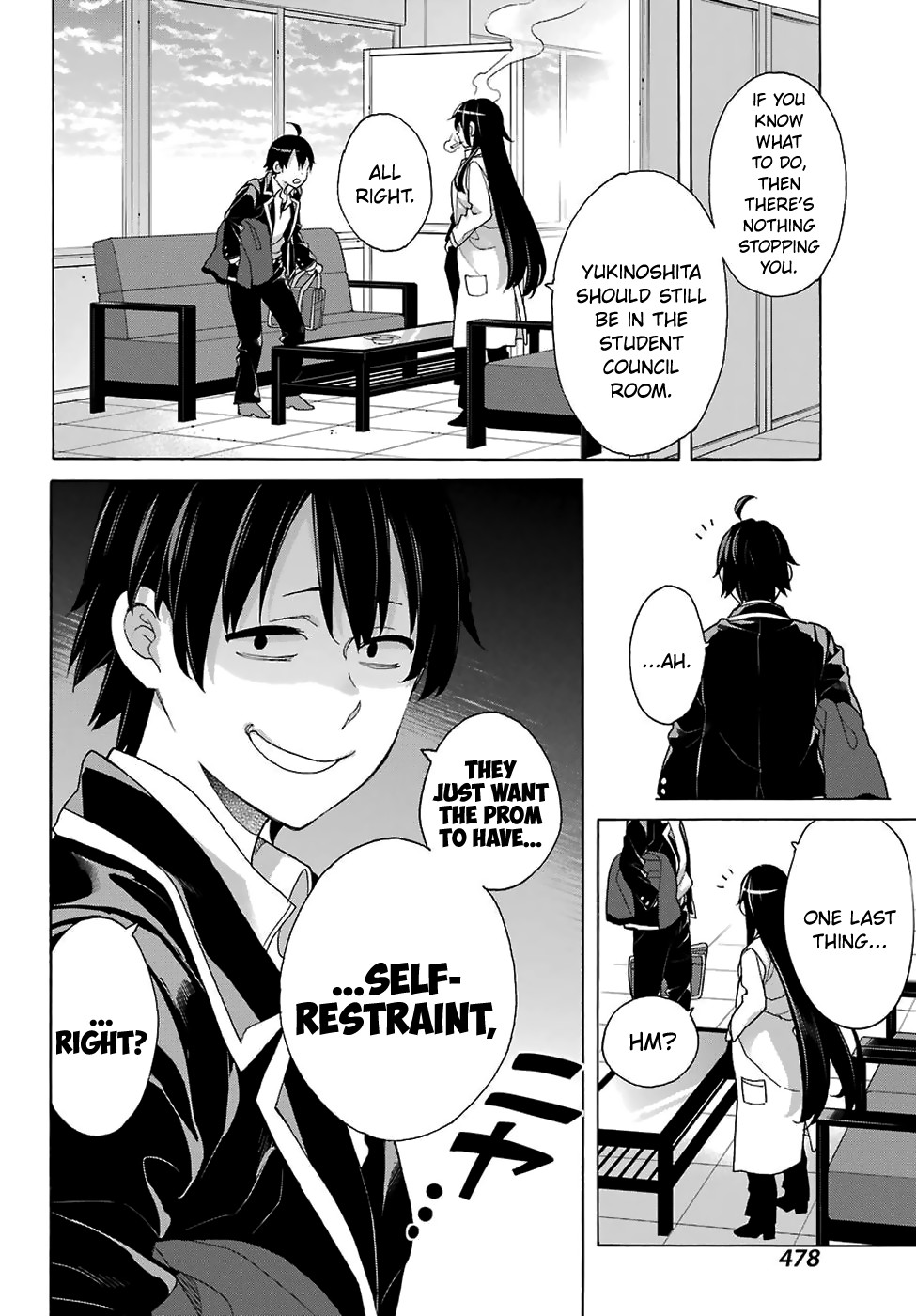 Yahari Ore no Seishun Rabukome wa Machigatte Iru. - Mougenroku Chapter 76 page 18 - Chapter 76