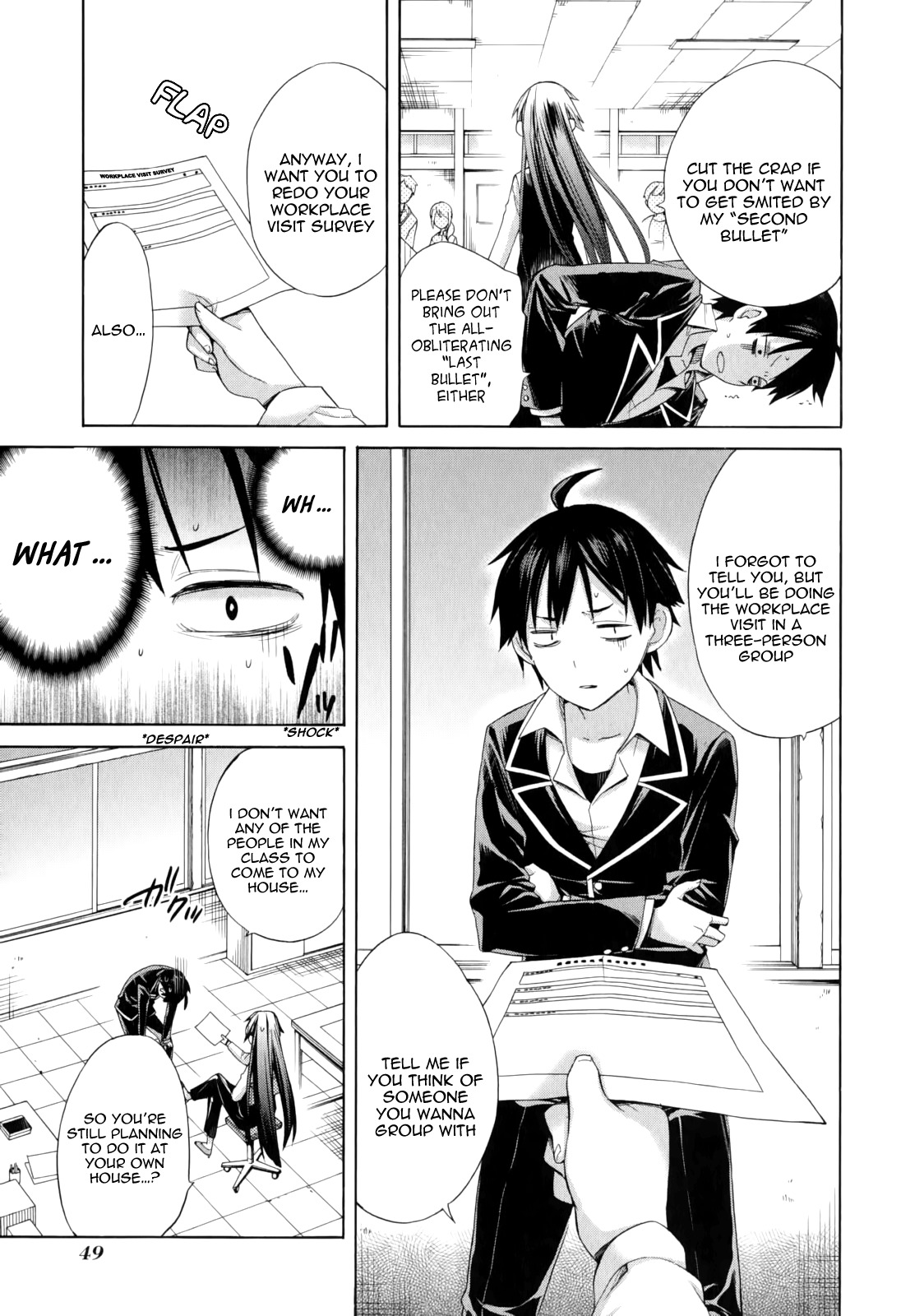 Yahari Ore no Seishun Rabukome wa Machigatte Iru. - Mougenroku Chapter 8 page 11 - Chapter 8