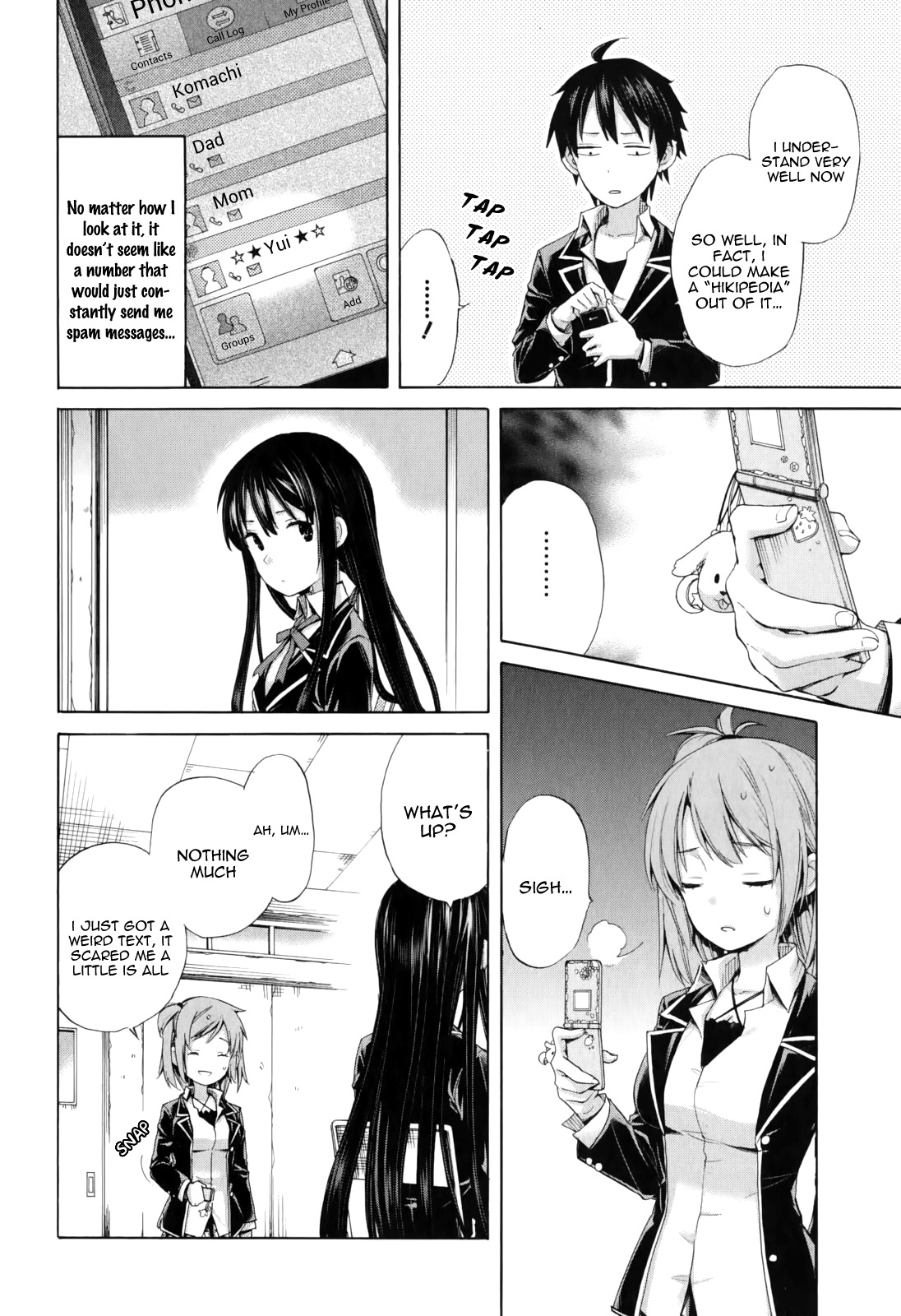 Yahari Ore no Seishun Rabukome wa Machigatte Iru. - Mougenroku Chapter 8 page 18 - Chapter 8