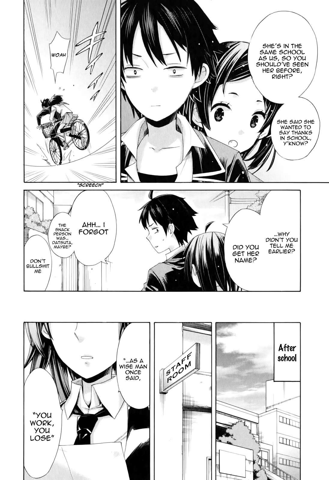Yahari Ore no Seishun Rabukome wa Machigatte Iru. - Mougenroku Chapter 8 page 8 - Chapter 8