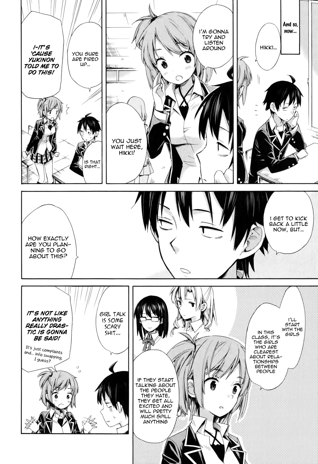 Yahari Ore no Seishun Rabukome wa Machigatte Iru. - Mougenroku Chapter 9 page 10 - Chapter 9