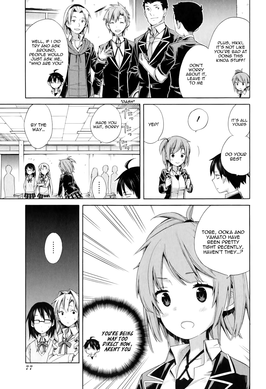 Yahari Ore no Seishun Rabukome wa Machigatte Iru. - Mougenroku Chapter 9 page 11 - Chapter 9