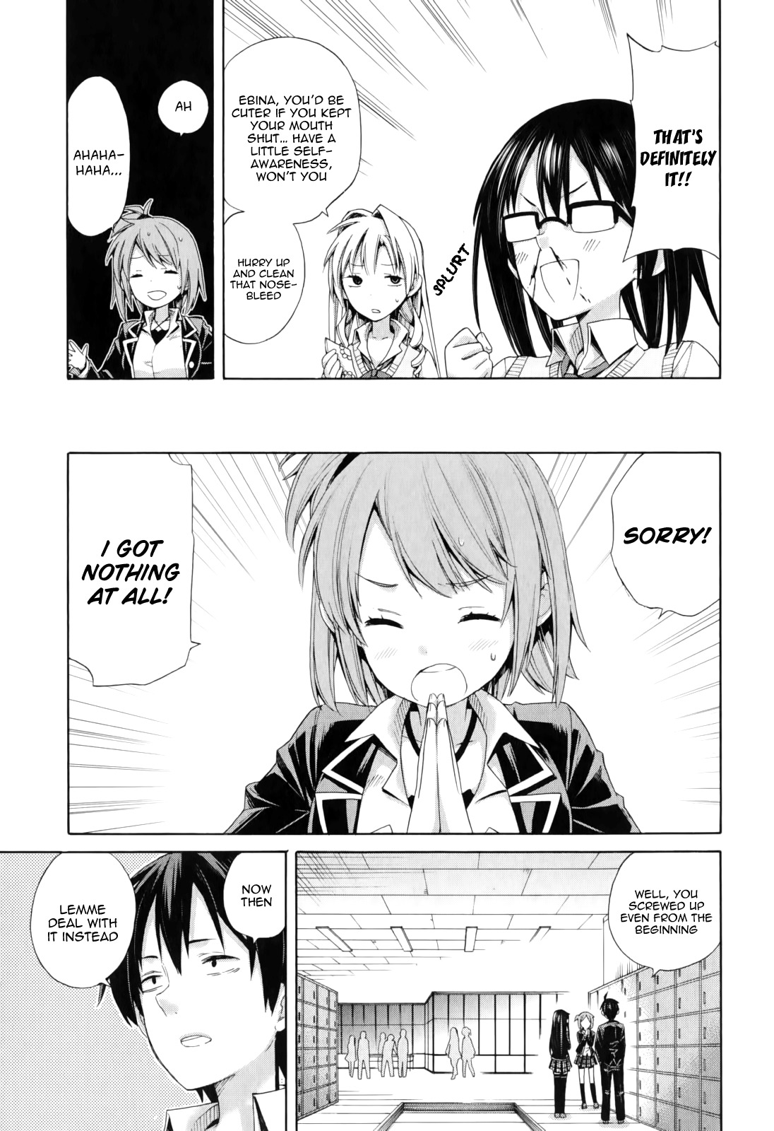 Yahari Ore no Seishun Rabukome wa Machigatte Iru. - Mougenroku Chapter 9 page 15 - Chapter 9