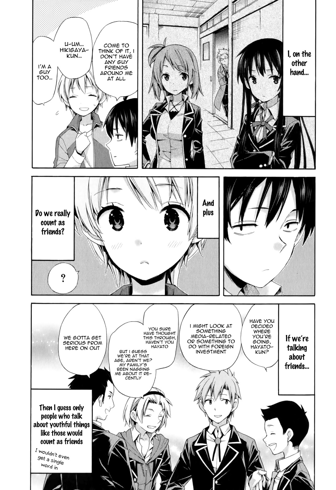 Yahari Ore no Seishun Rabukome wa Machigatte Iru. - Mougenroku Chapter 9 page 19 - Chapter 9