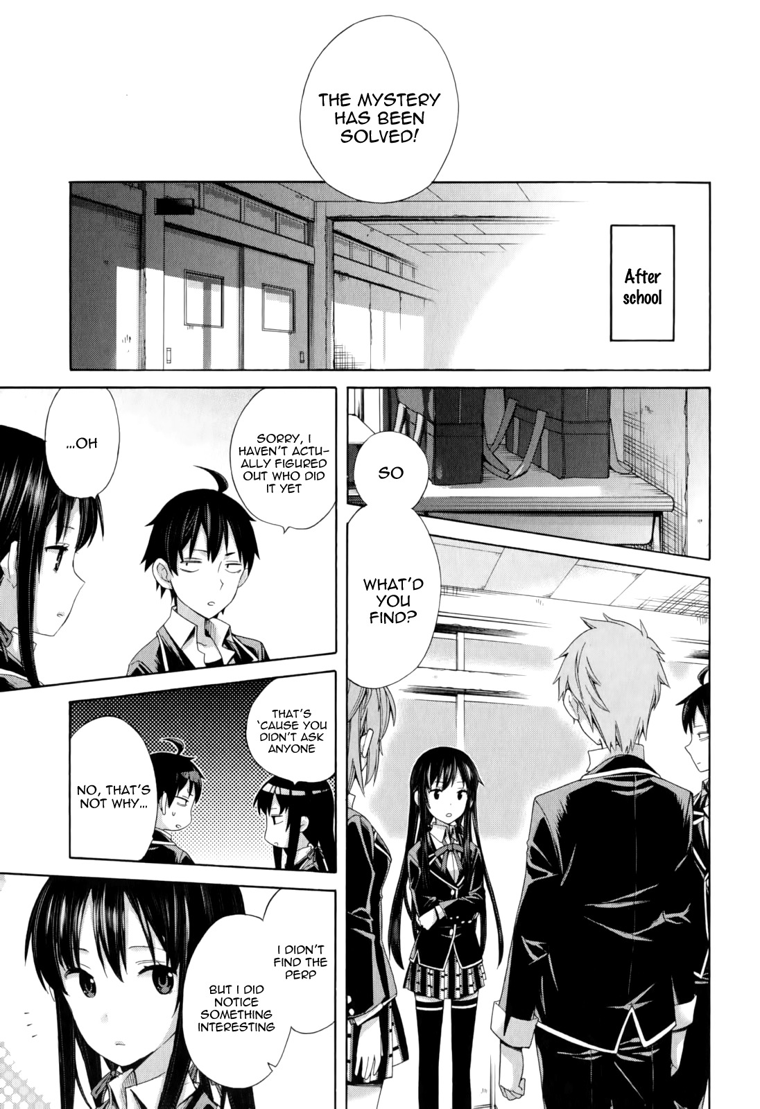 Yahari Ore no Seishun Rabukome wa Machigatte Iru. - Mougenroku Chapter 9 page 23 - Chapter 9