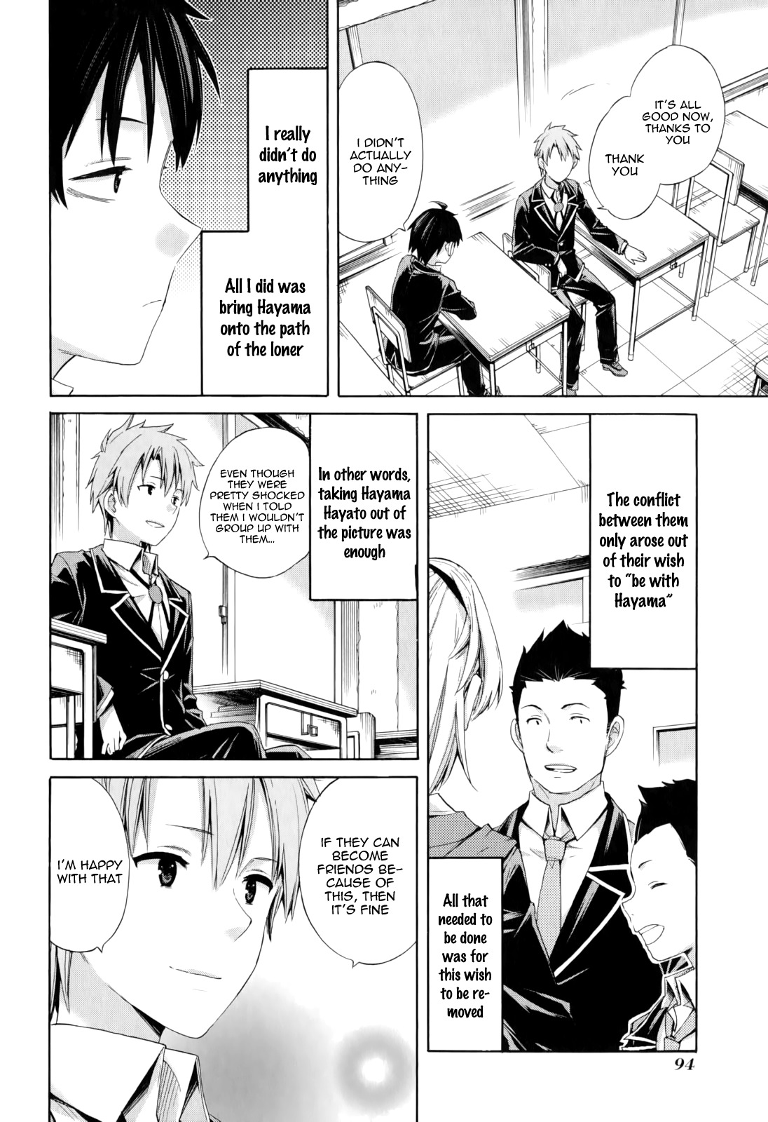 Yahari Ore no Seishun Rabukome wa Machigatte Iru. - Mougenroku Chapter 9 page 28 - Chapter 9