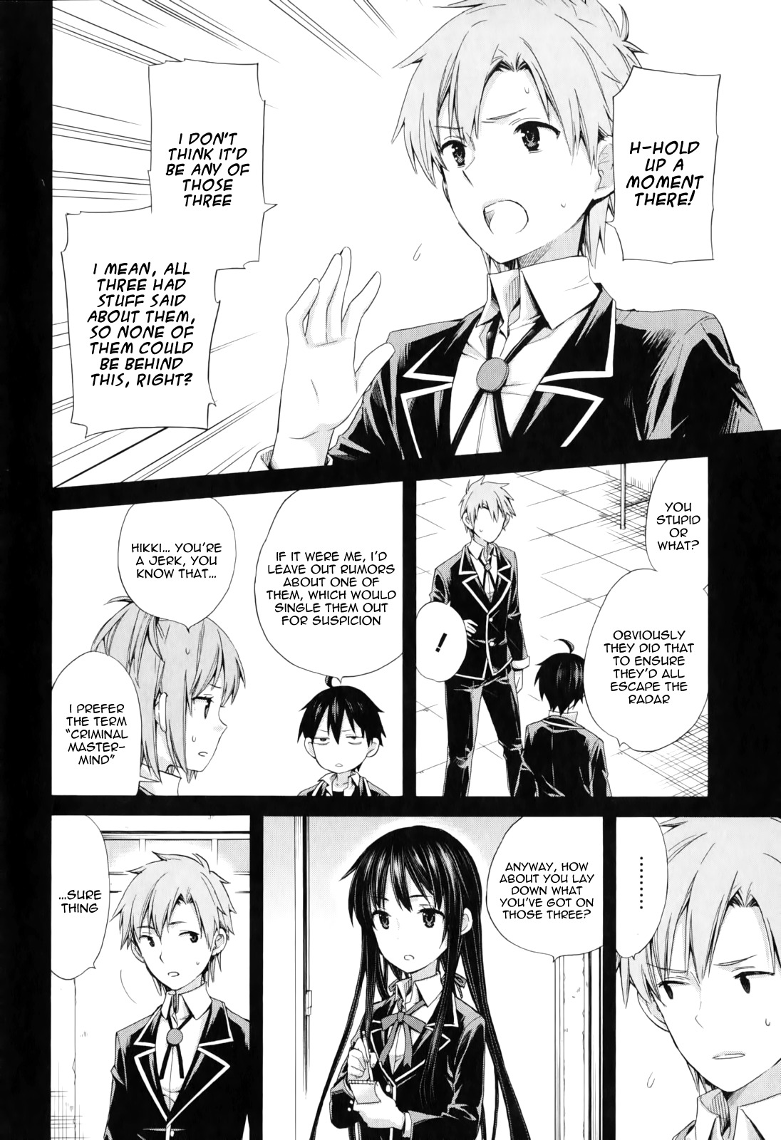 Yahari Ore no Seishun Rabukome wa Machigatte Iru. - Mougenroku Chapter 9 page 4 - Chapter 9