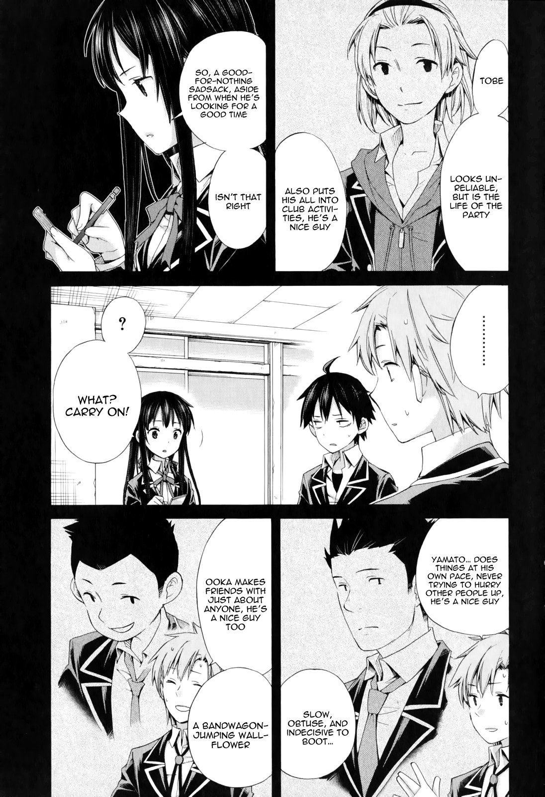 Yahari Ore no Seishun Rabukome wa Machigatte Iru. - Mougenroku Chapter 9 page 5 - Chapter 9