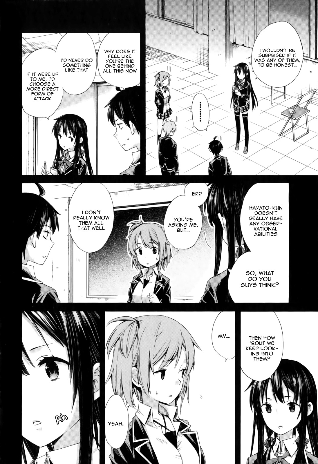 Yahari Ore no Seishun Rabukome wa Machigatte Iru. - Mougenroku Chapter 9 page 6 - Chapter 9