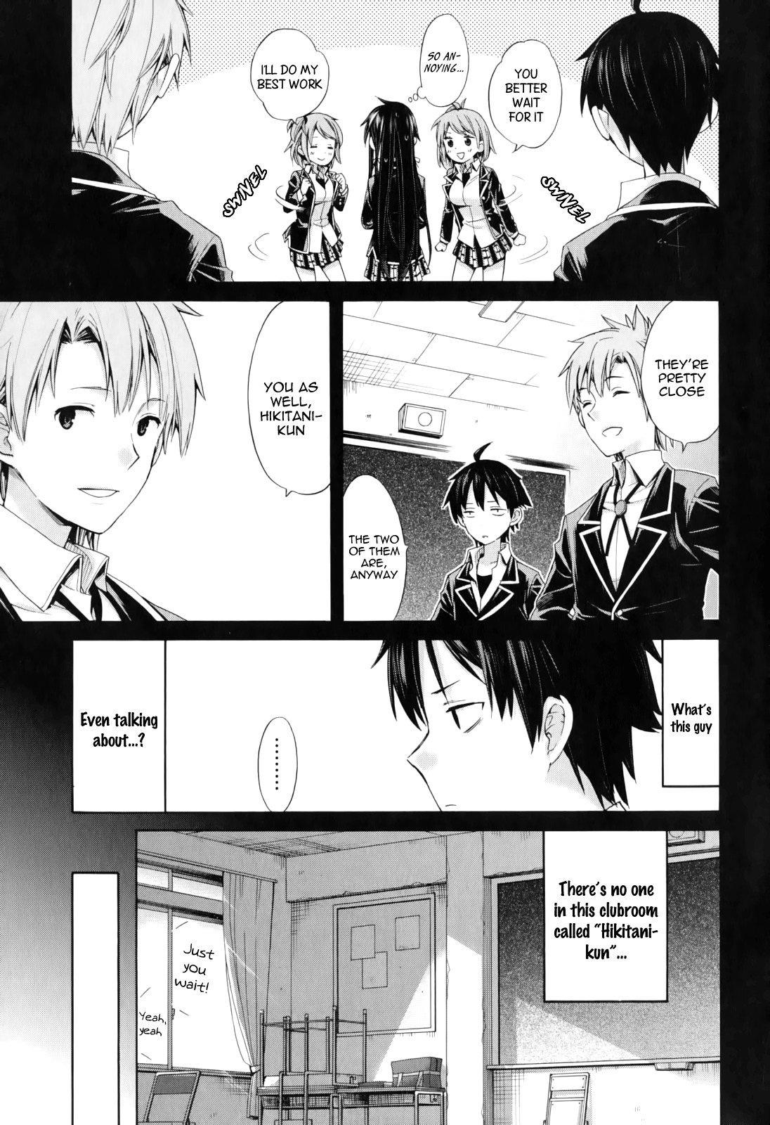 Yahari Ore no Seishun Rabukome wa Machigatte Iru. - Mougenroku Chapter 9 page 9 - Chapter 9