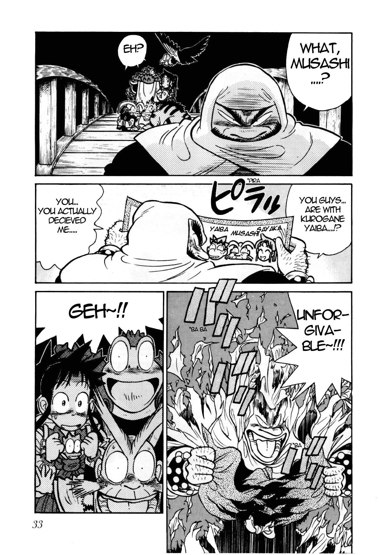 Yaiba Chapter 100 page 14 - Chapter 100: Birth of New Killing Technique "Kaza Guruma"