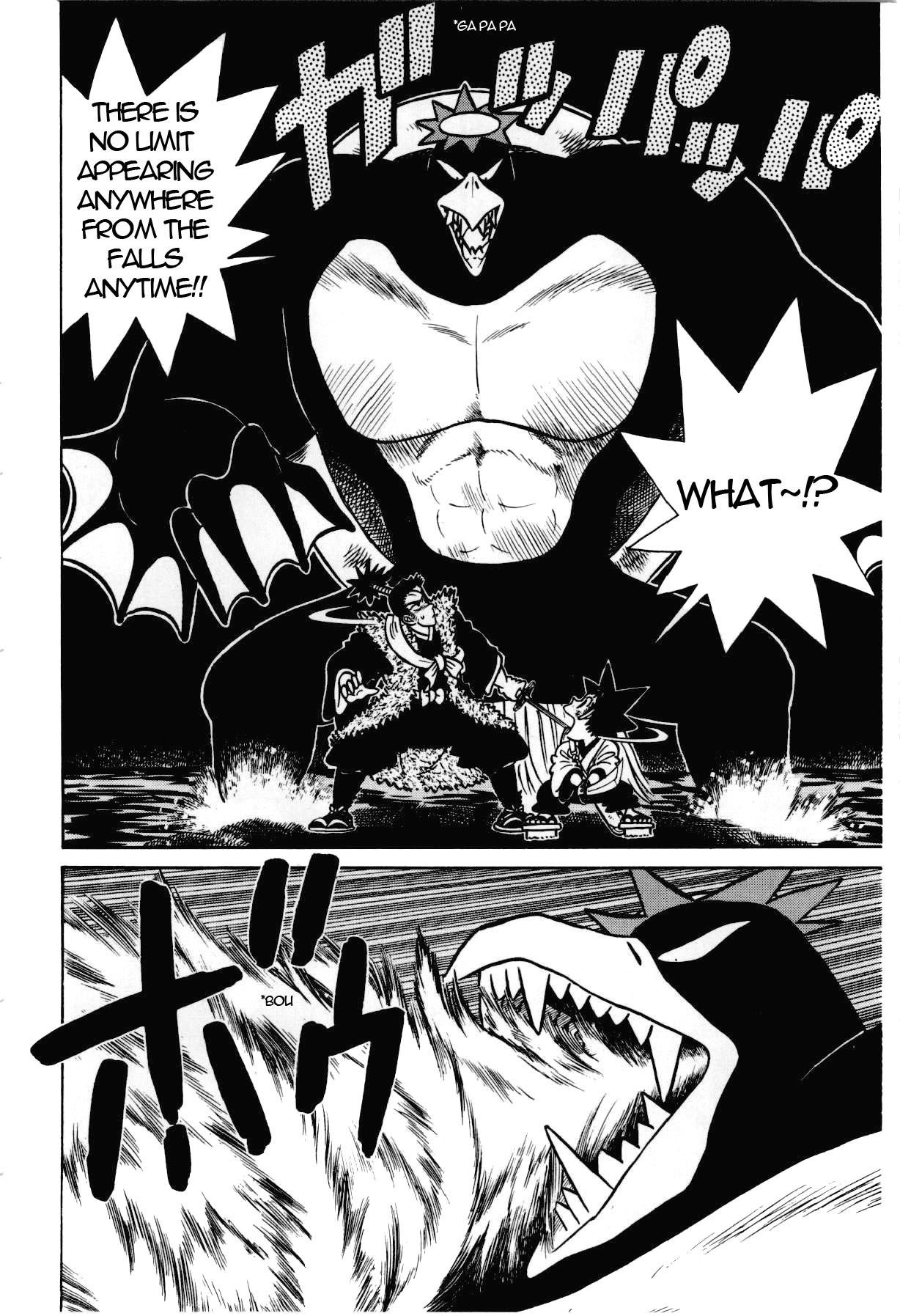 Yaiba Chapter 100 page 17 - Chapter 100: Birth of New Killing Technique "Kaza Guruma"
