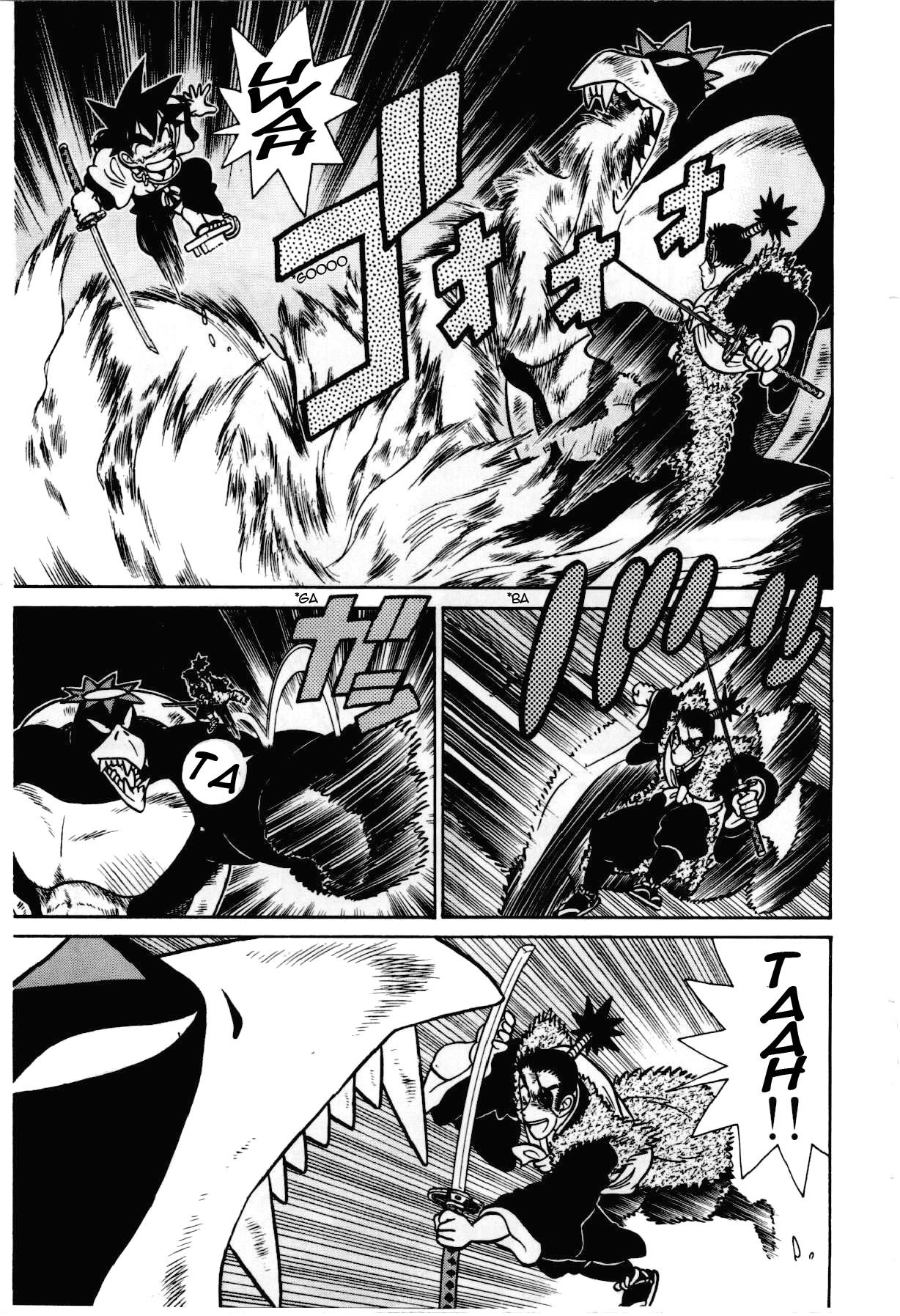 Yaiba Chapter 100 page 18 - Chapter 100: Birth of New Killing Technique "Kaza Guruma"