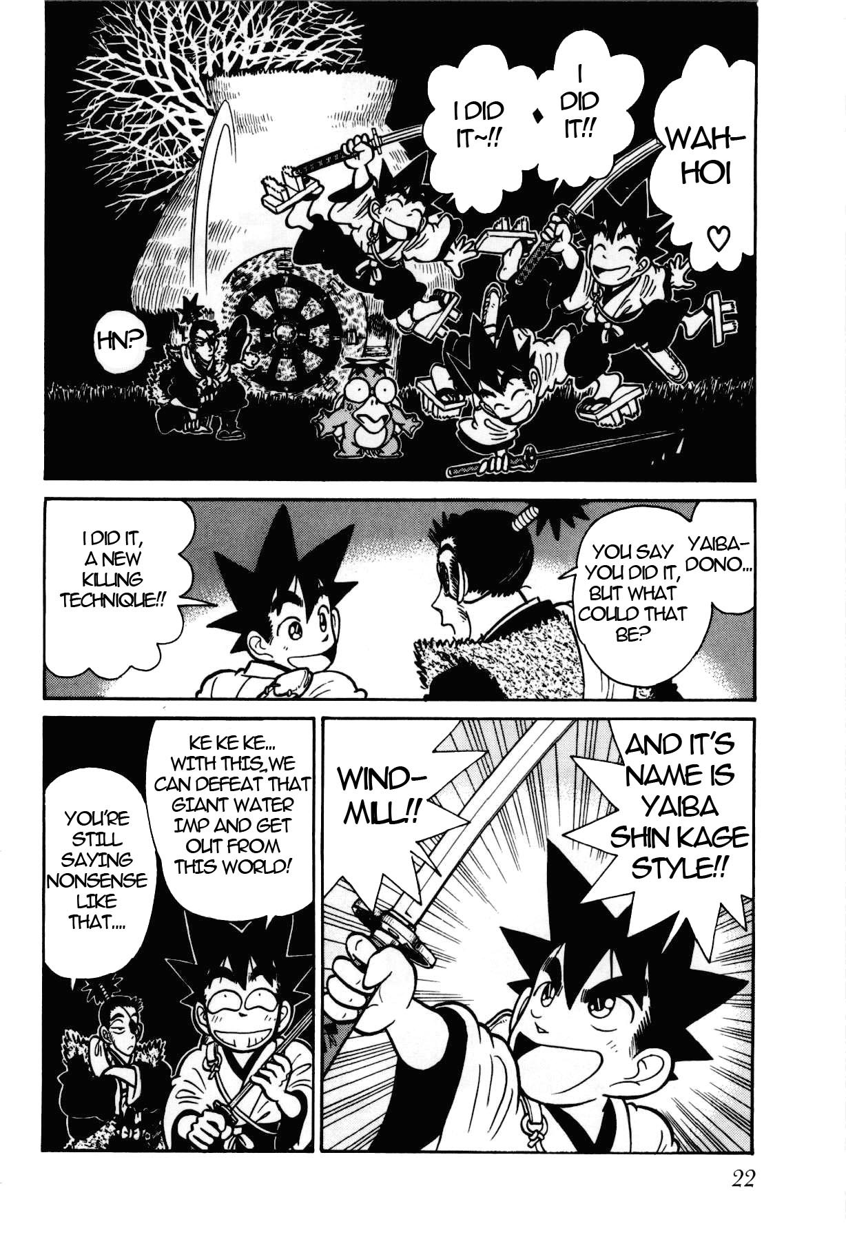 Yaiba Chapter 100 page 3 - Chapter 100: Birth of New Killing Technique "Kaza Guruma"