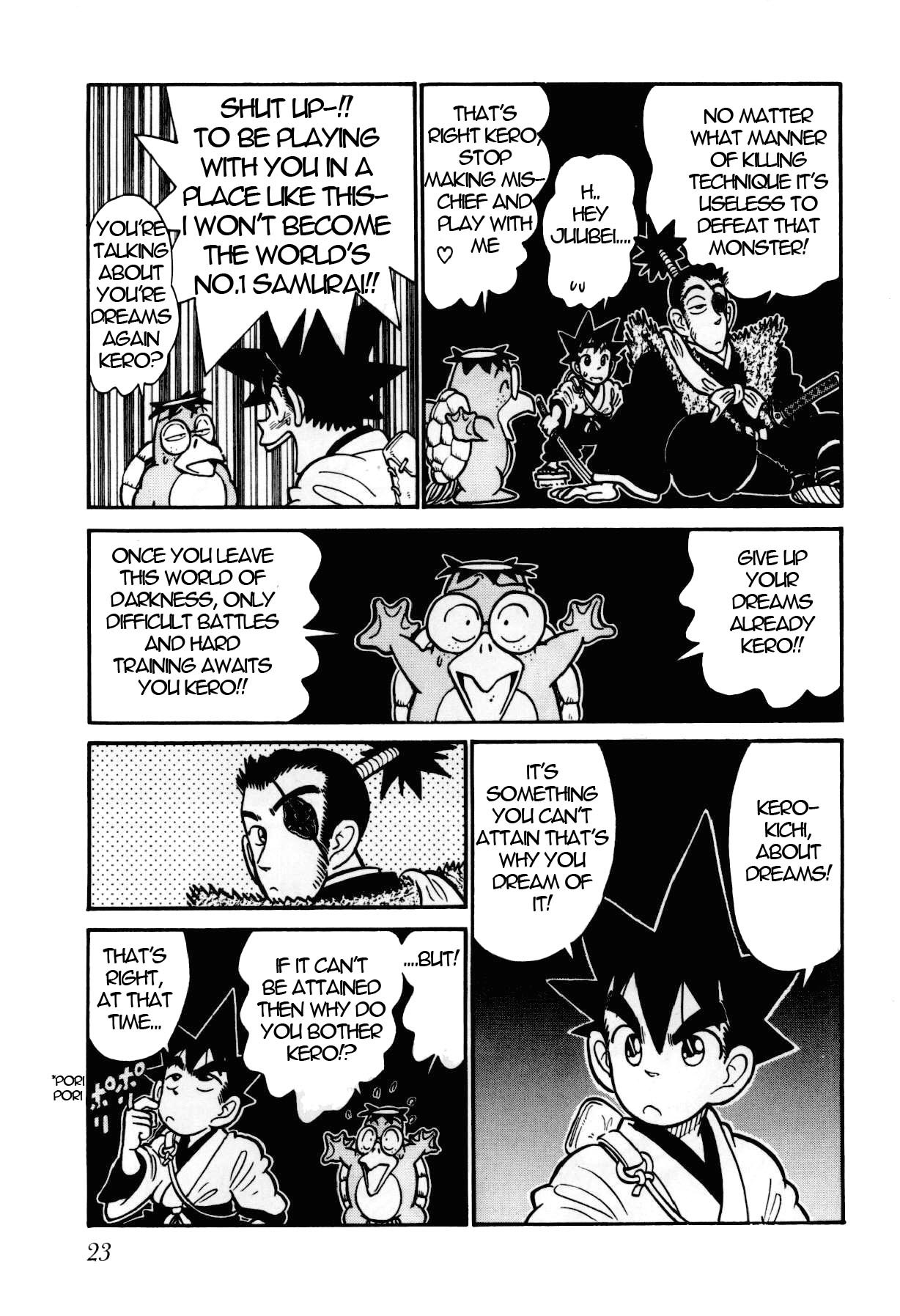 Yaiba Chapter 100 page 4 - Chapter 100: Birth of New Killing Technique "Kaza Guruma"