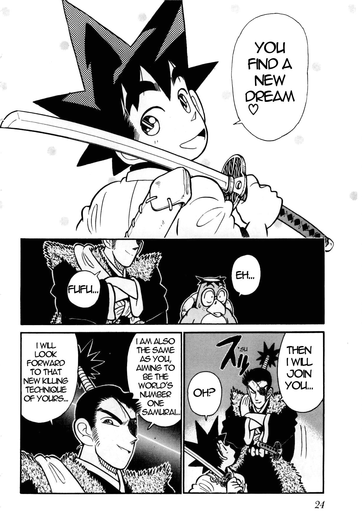 Yaiba Chapter 100 page 5 - Chapter 100: Birth of New Killing Technique "Kaza Guruma"
