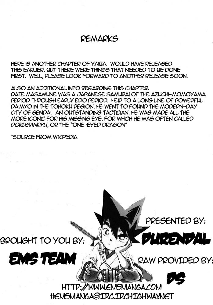 Yaiba Chapter 104 page 18 - Chapter 104: Wanted All Over the World